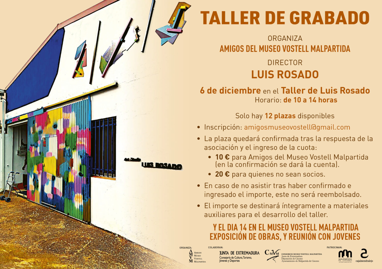 AMVM _ Cartel Taller de grabado