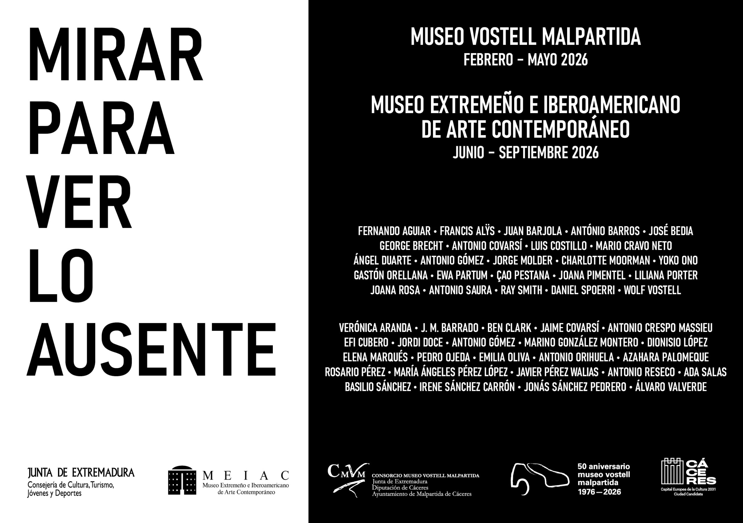 Cartel expo Mirar para ver..